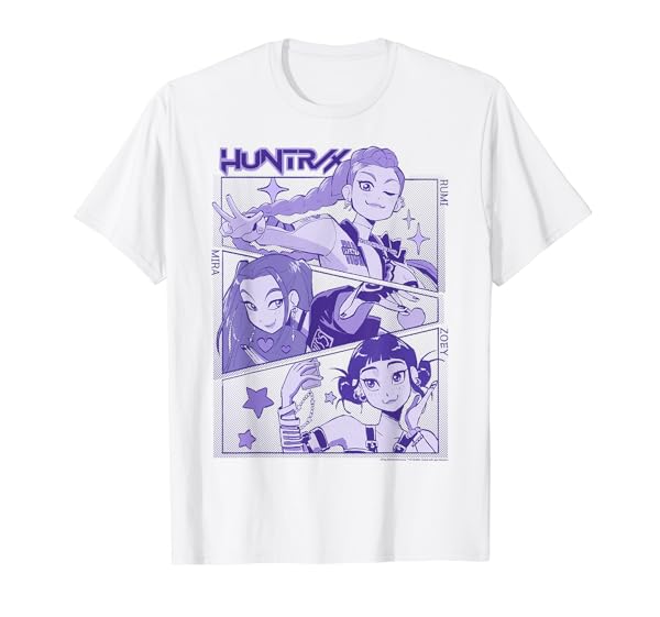 Huntrix Cute Manhwa Panels T-Shirt