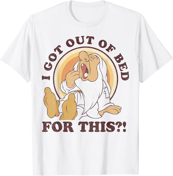 Disney Snow White Dwarf Sleepy For This Graphic T-Shirt T-Shirt