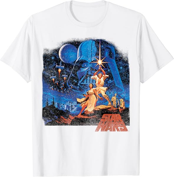 Star Wars A New Hope Classic Vintage Poster T-Shirt C2 T-Shirt