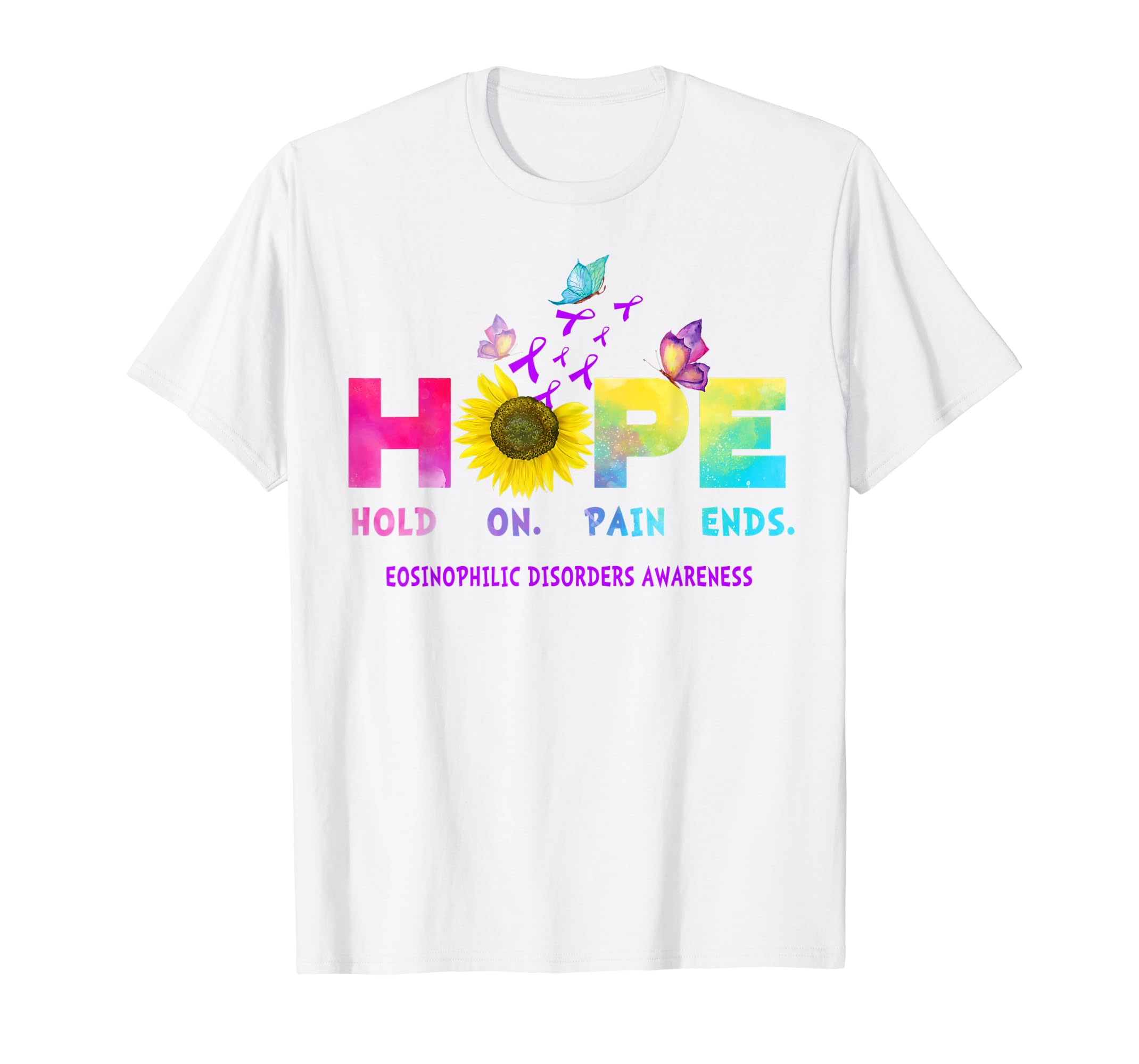 Hope Eosinophilic Disorders Ribbon Awareness Shirt For Women Teehay