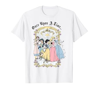 Image result for Disney Princess Once Upon A Time Vintage Cartoon T-Shirt