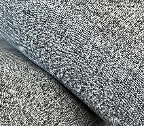 Miniatura 4 de Aiking Home - Funda de almohada tejida de lino sintético fino, tamaño 12 x 24 pulgadas, color gris