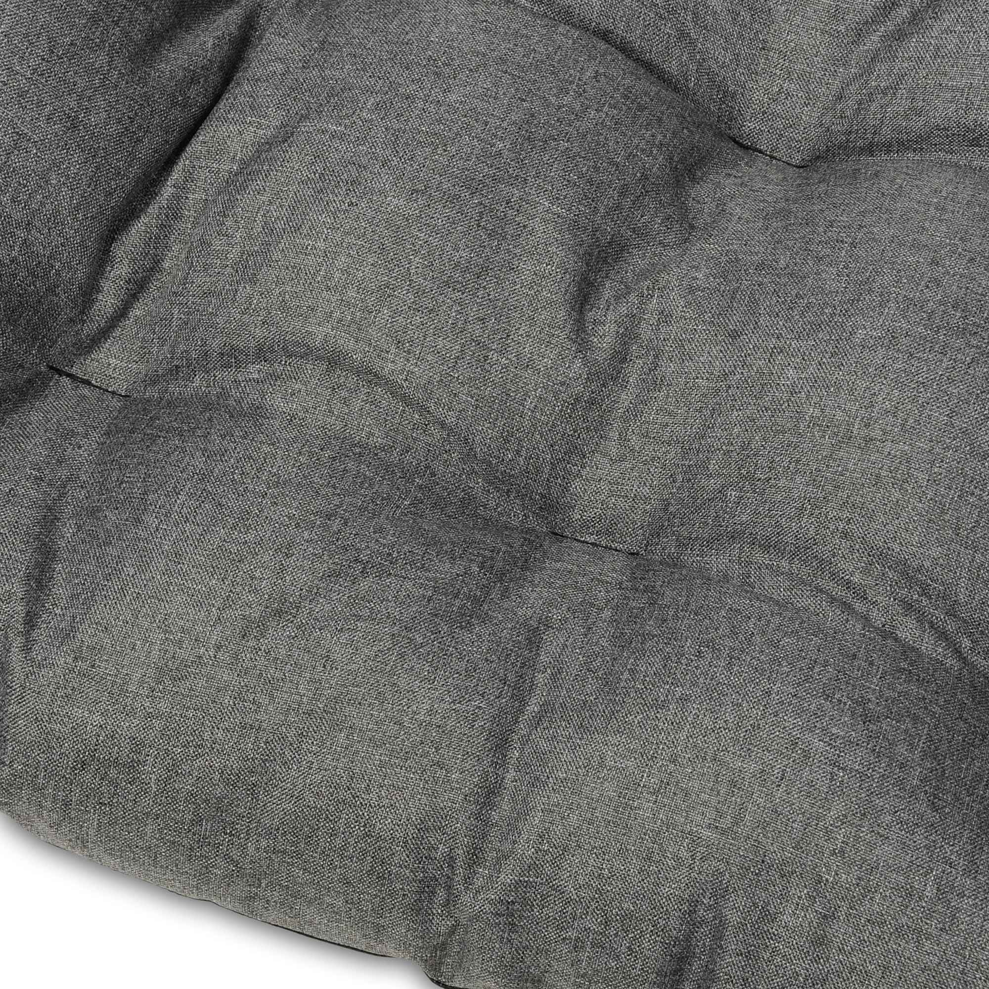 SuperKissen24. Cuccia per cani di taglia piccola, media e grande, impermeabile, lavabile, taglia XL, nero e grigio, lino