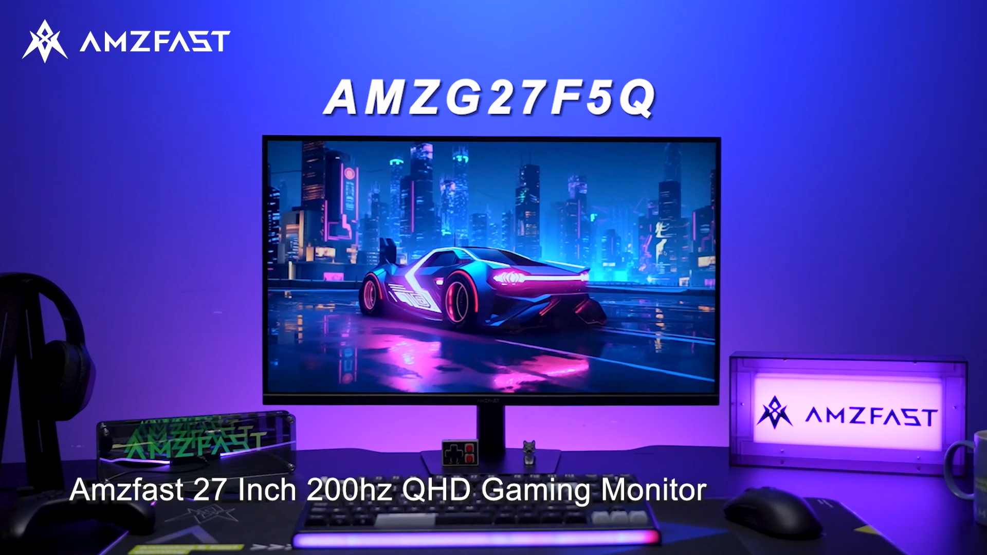 Amazon.com: Amzfast 27 Inch Gaming Monitor 200Hz WQHD 2k 2560 x