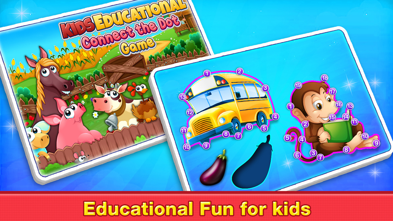 Preschool Educational - Connect Dot, Puzzle, Color - App on Amazon Appstore