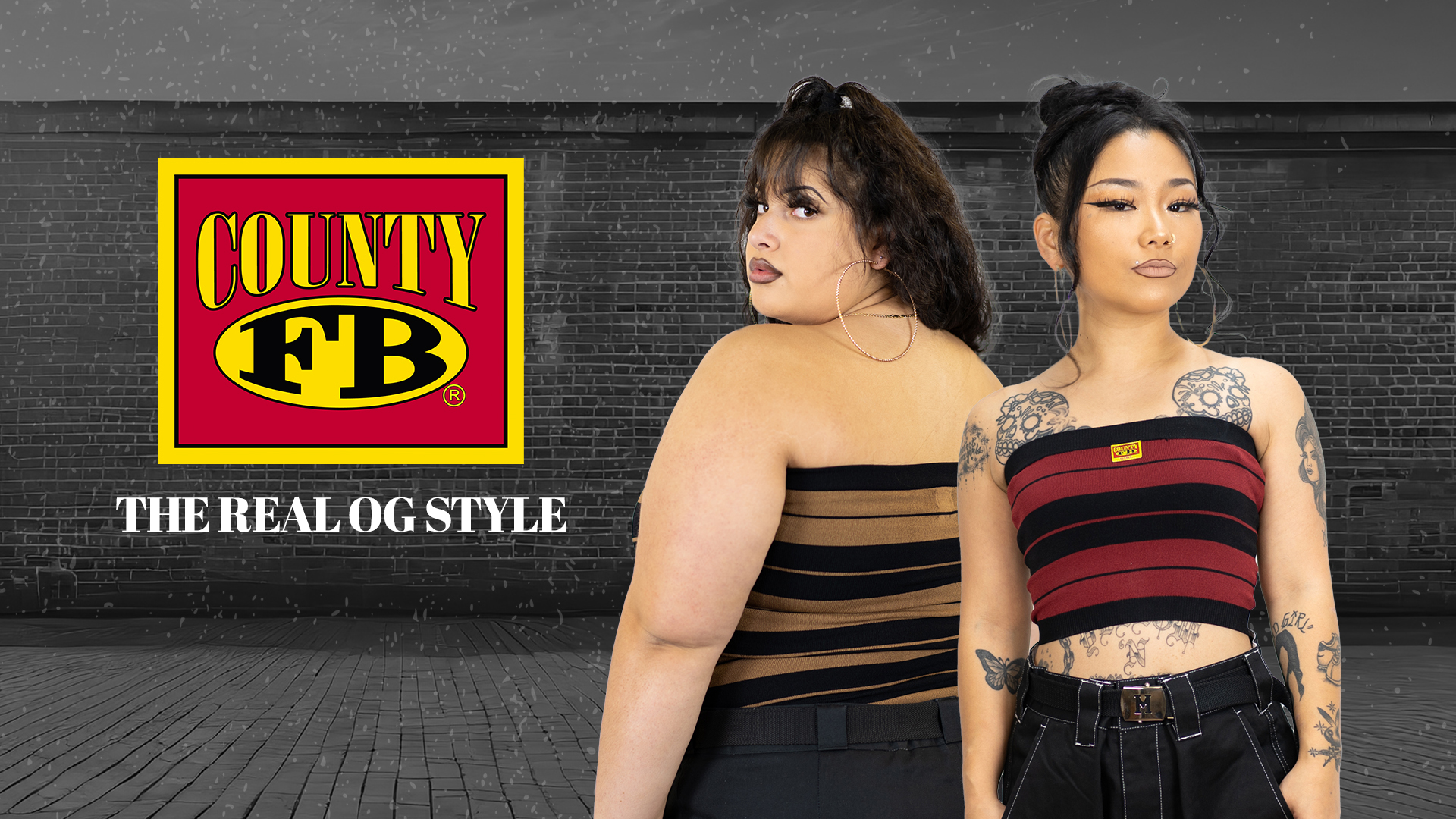 Amazon.com: FB County Charlie Brown Tube Top, Black and Burgundy