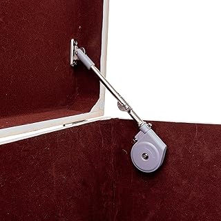 SafeStay Lid Stay 105 Degree Open with Soft Close, Easy to Install, Lid Support for Toy Box and Chest