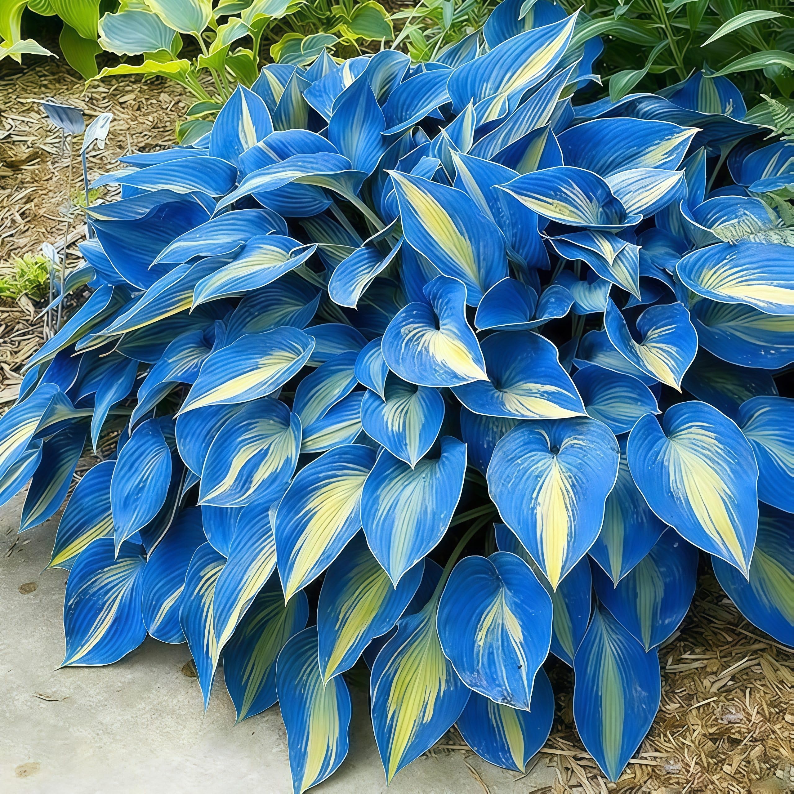 Flourishing Hosta Bulbs UK, Surprisingly Growing, Hardy Perennial, Potted Plants Rhizome, Garden Viewing, Landscape Design-15 Bulbs-B