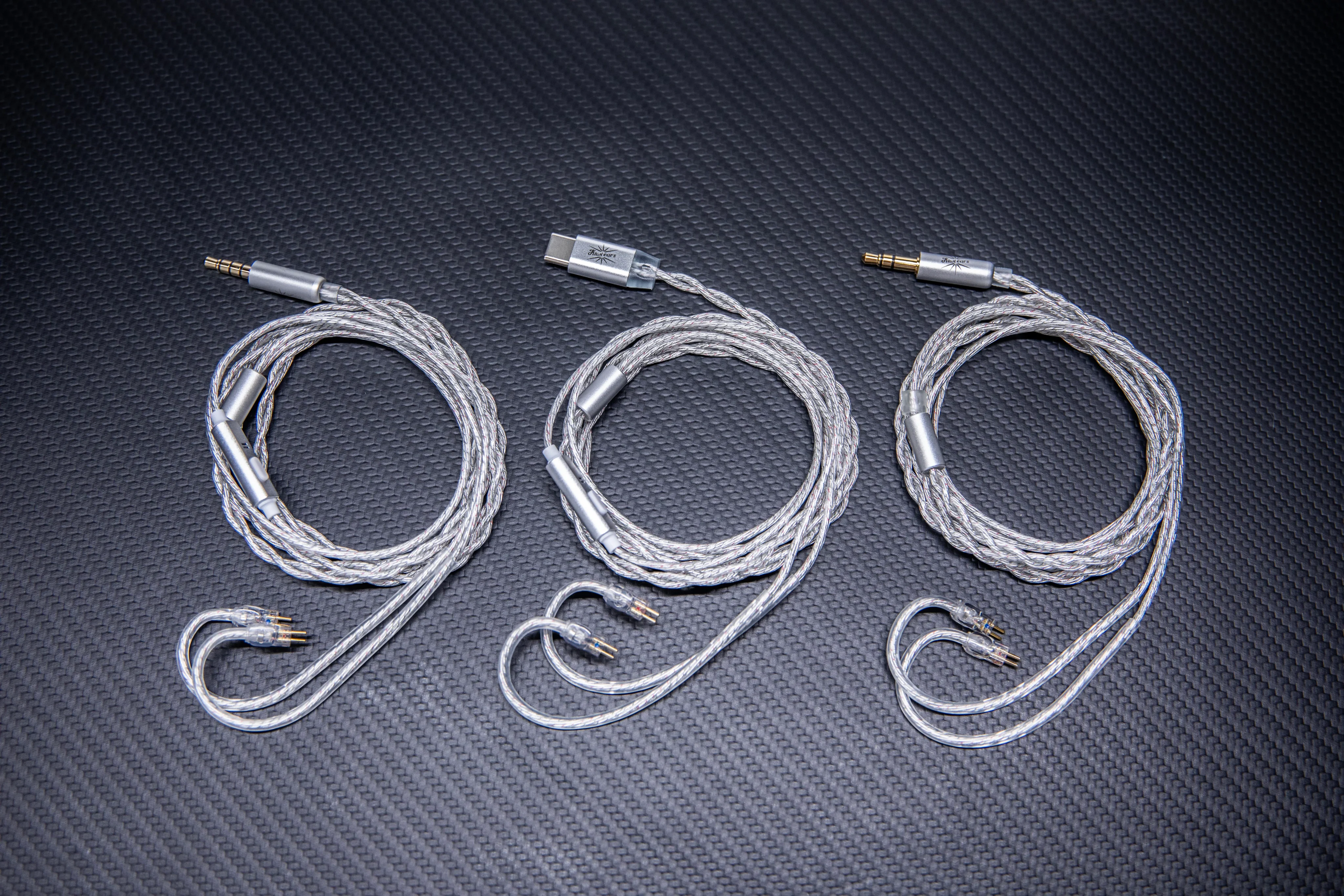 Linsoul Kiwi Ears Belle In Ear Monitor met 10 mm DLC Dynamische Driver, Hoofdtelefoon met Dubbellaagse Zilveren Kabel, Professionele IEM voor Podium /Gaming/Muziekproductie (Typec MIC, Zilver