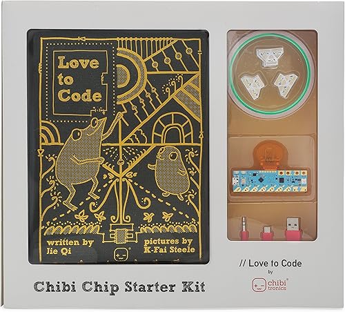Chibitronics - Kit de codificación creativa Love to Code - Kit Full Stem/Steam - para educadores en el aula - Circuitos de papel - Circuitos de