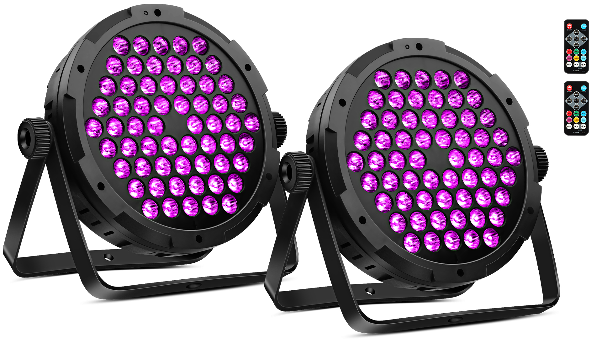 Amazon.com: 60LED RGB Stage Par Lights - OPPSK 90W Dimmable Sound