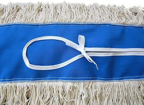 Miniatura 10 de Repuesto de trapeador de polvo de algodón lavable de resistencia industrial de 36 pulgadas, cabezal de repuesto para uso doméstico y comercial, se