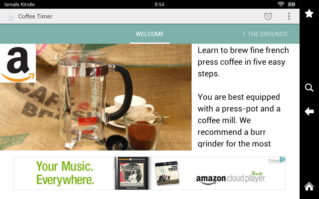 Coffee Timer - App on Amazon Appstore
