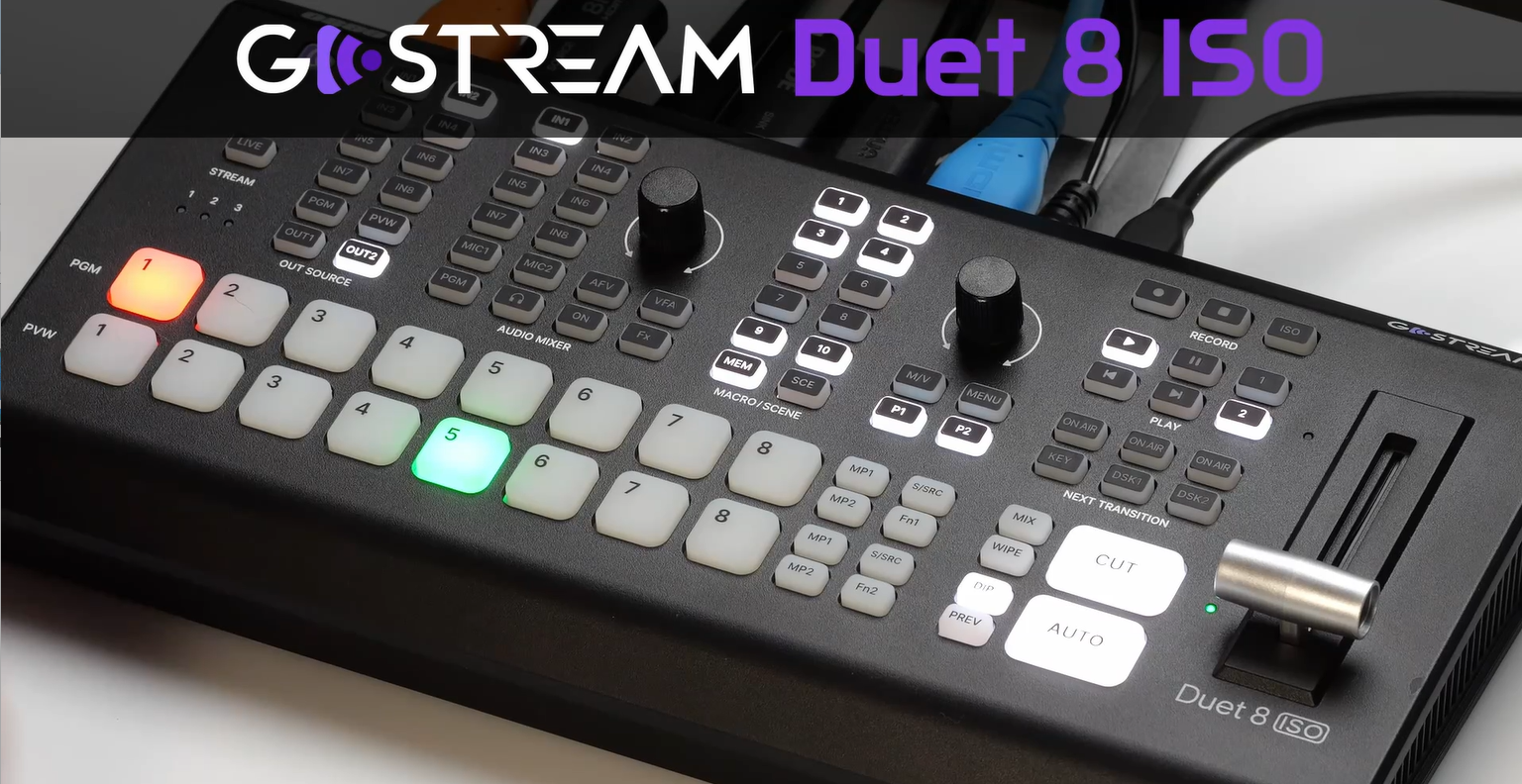 Amazon.com: Osee GoStream Duet 8 ISO Video Switcher, 8-Ch Input (4