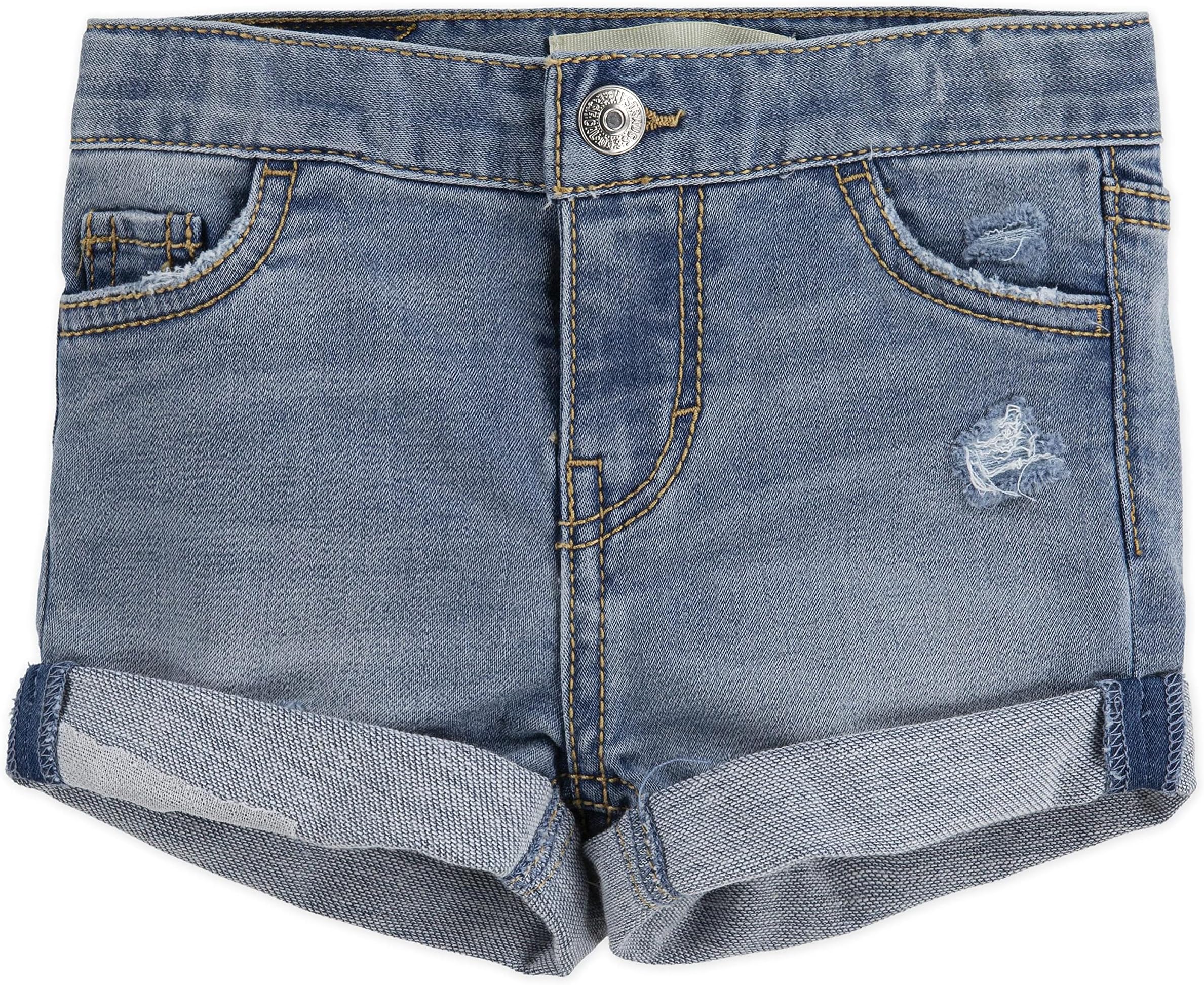 Levi'sBaby Girls' Denim Shorty Shorts