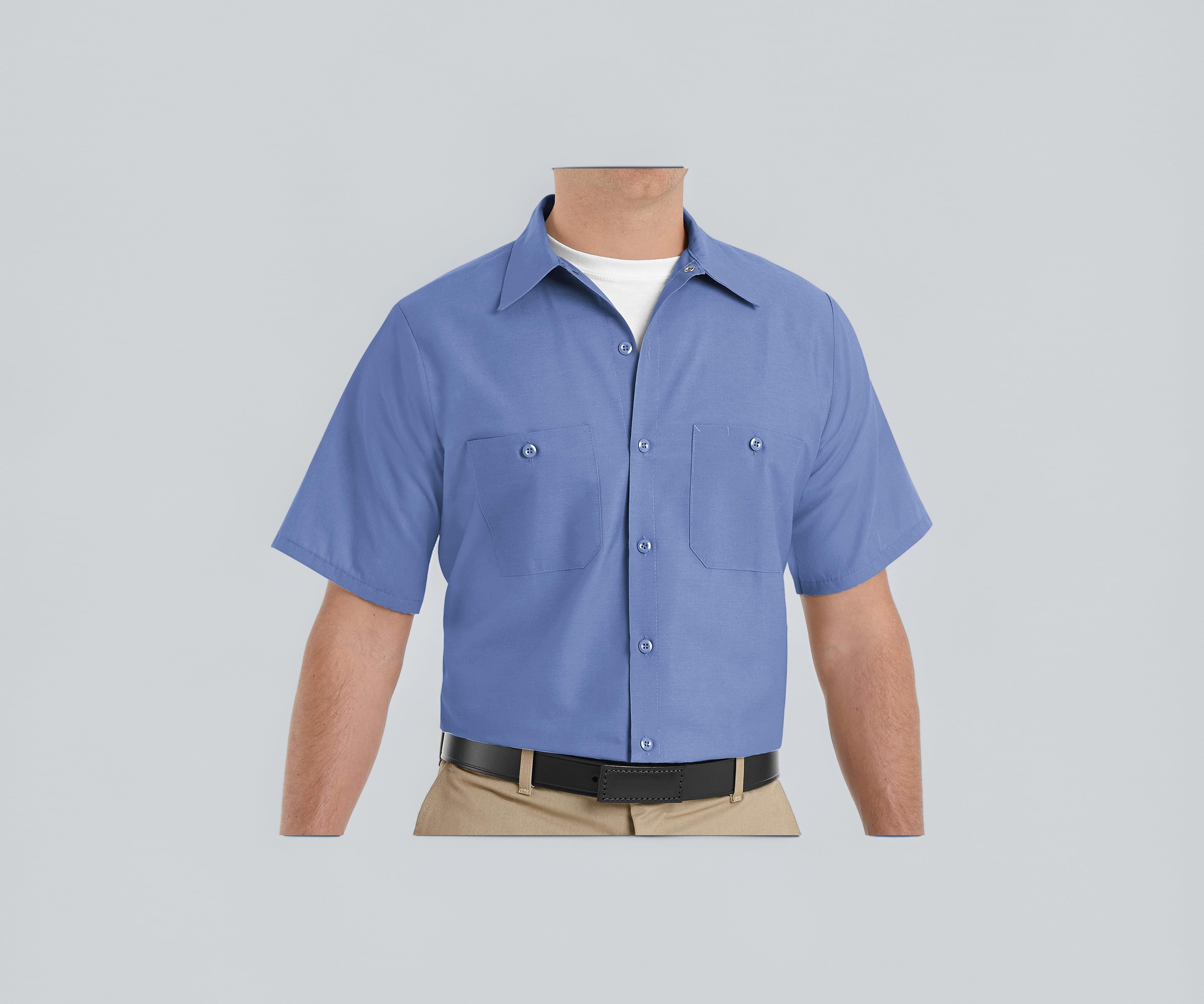 Red Kap Men's Industrial Stripe Work Shirt