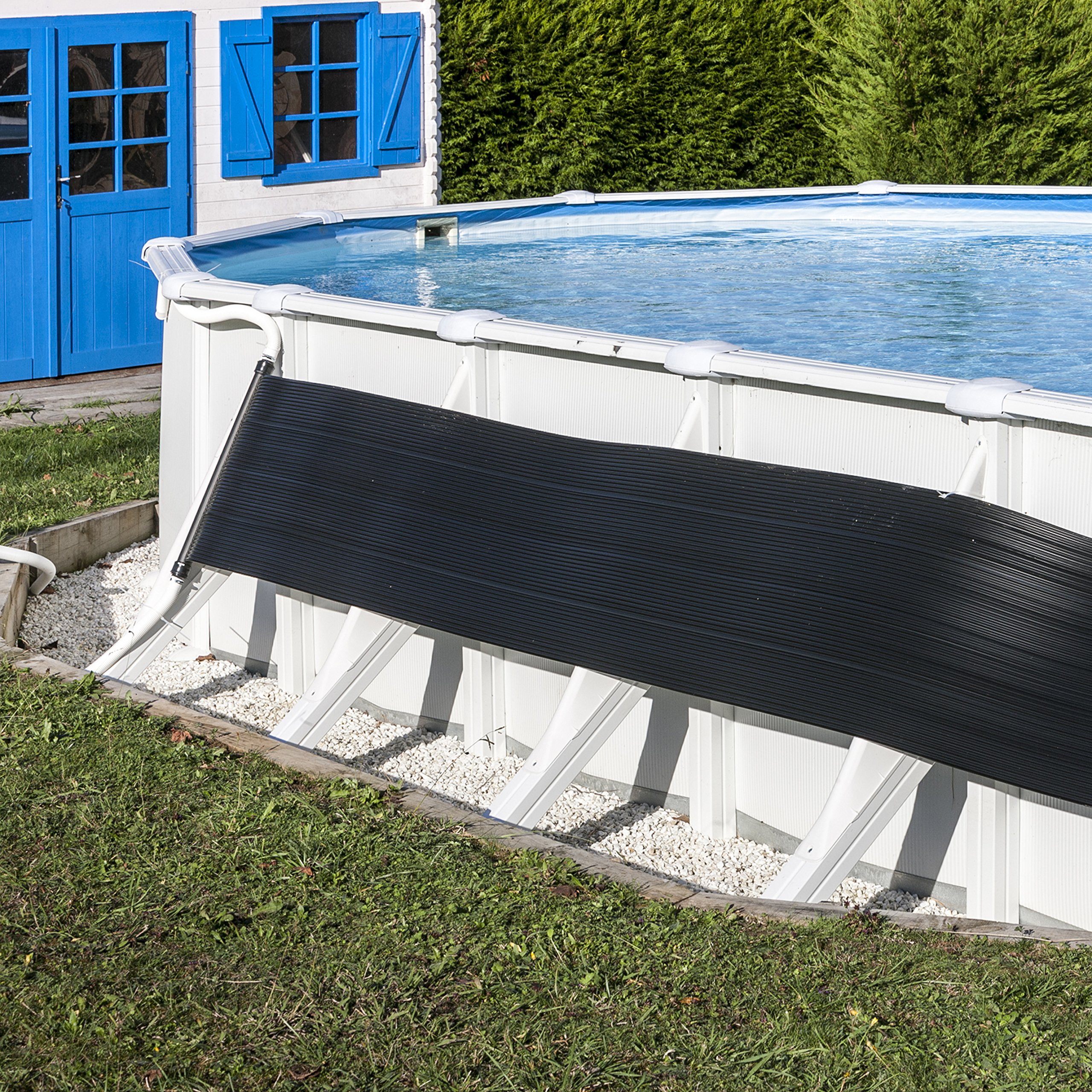 Gre AR2069 - Riscaldatore solare per piscine fuori terra. Pompa minima richiesta: 1/2 CV.
