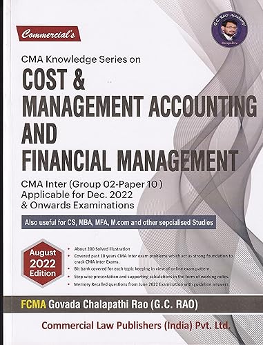 Cost and Management Accounting and Financial Management (syllabus 2016)