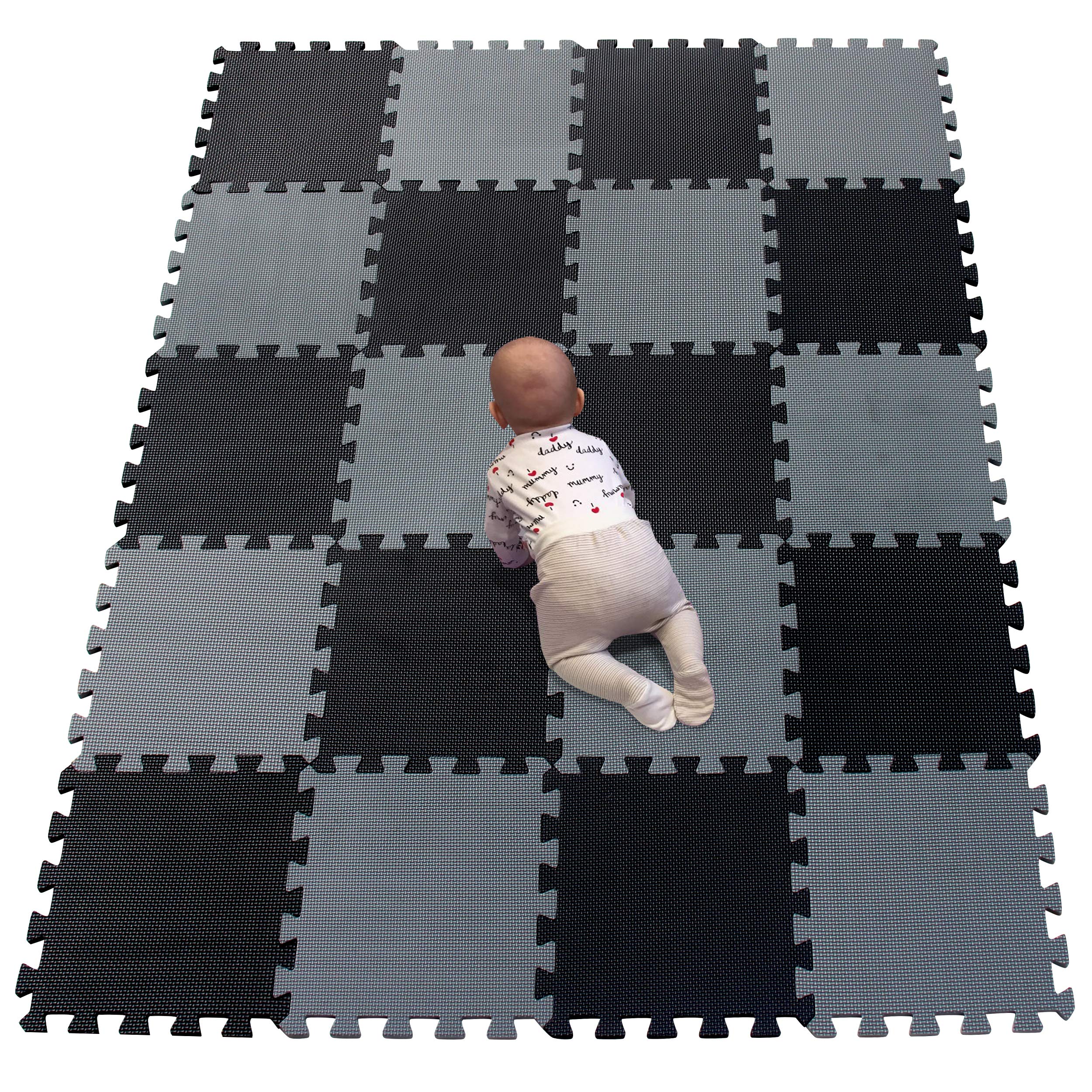 YIMINYUER® 20 Pezzi (30cm×30cm×1cm Ogni Pezzo), Tappetini Puzzle, Bambini Tappeto Gioco, Matrice Tappezzi Puzzle, Gioco Ragazzi R04R12G301020