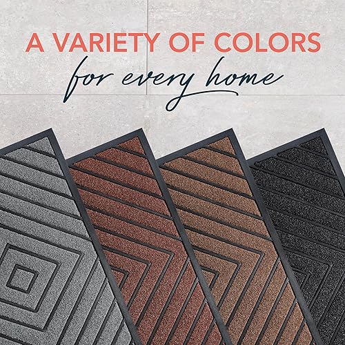 Vista 12 de ubdyo Tapete extra duradero para exteriores, tapete de bienvenida para exteriores, antideslizante, tapete de entrada de perfil bajo