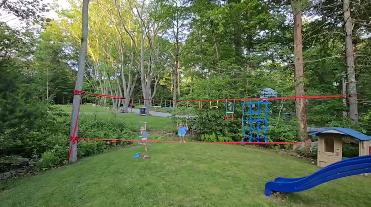 Amazon.com: Dripex Ninja Warrior Obstacle Course for Kids, 2×50ft