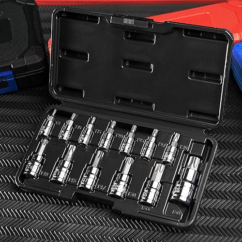 Miniatura 2 de Juego de llaves para vasos hexagonales 13 piezas EPAuto T8 T60 Cr V