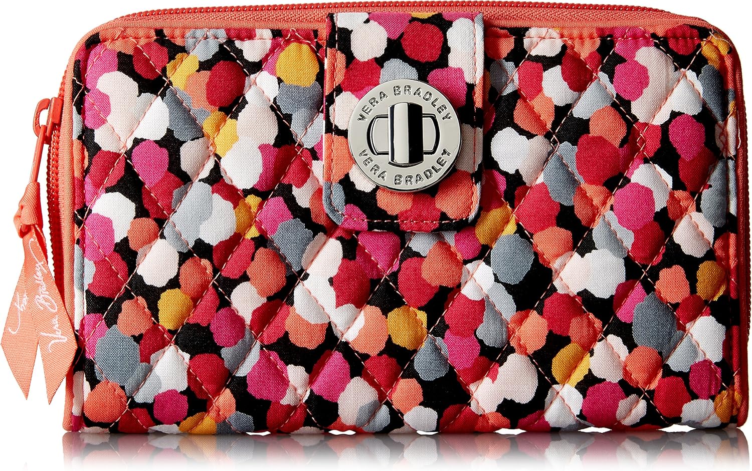 Amazon [ヴェラ・ブラッドリー] [アマゾン公式] ターン・ロック・ウォレット 6753130212 C014 Pixie Confetti Vera Bradley(ヴェラ