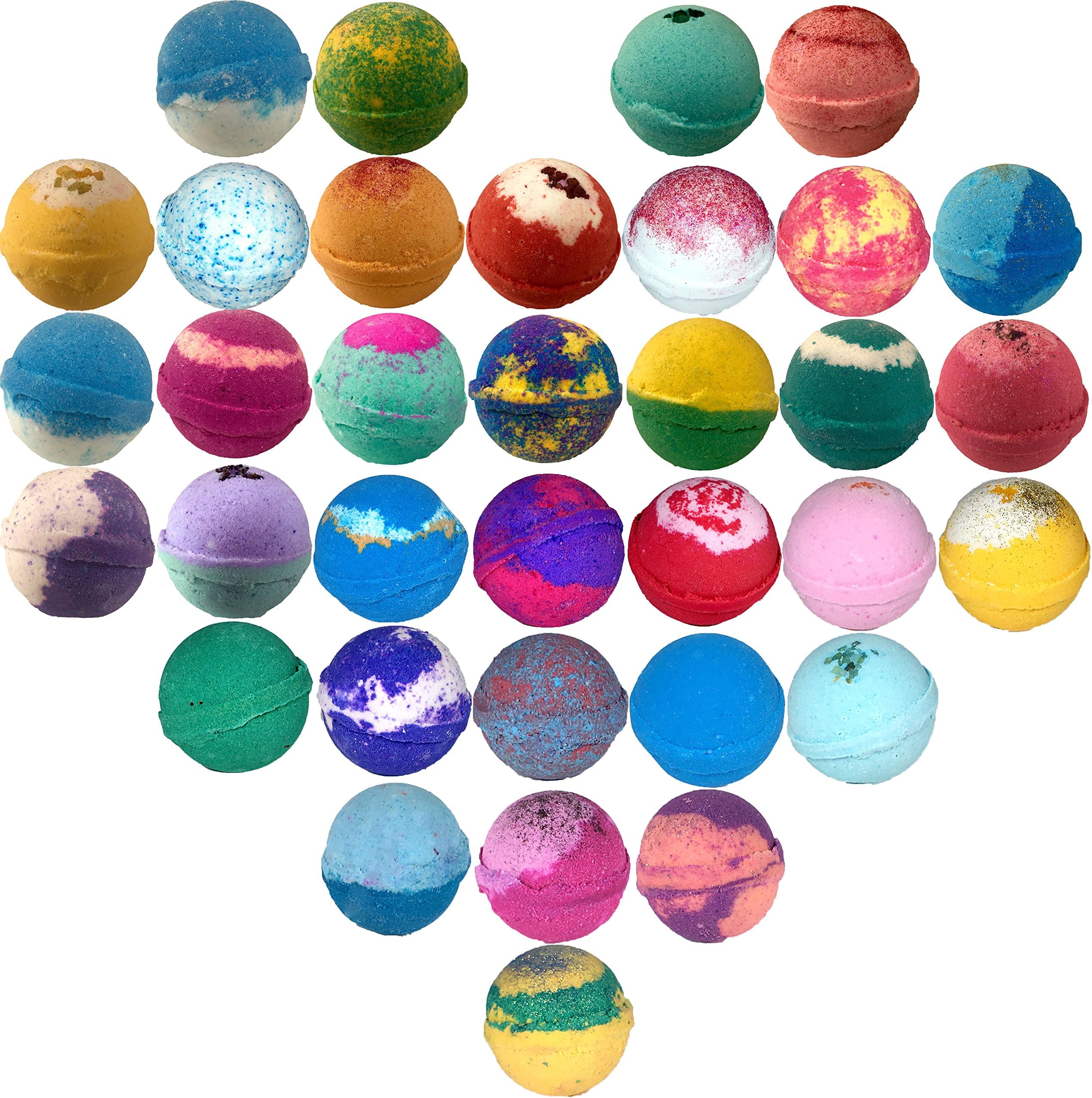 Wholesale Bath Bombs 60 Pack Large 4.5 Oz Made In U.S.A Spa ultra fizzy bath fizzie bulk pack for resale
