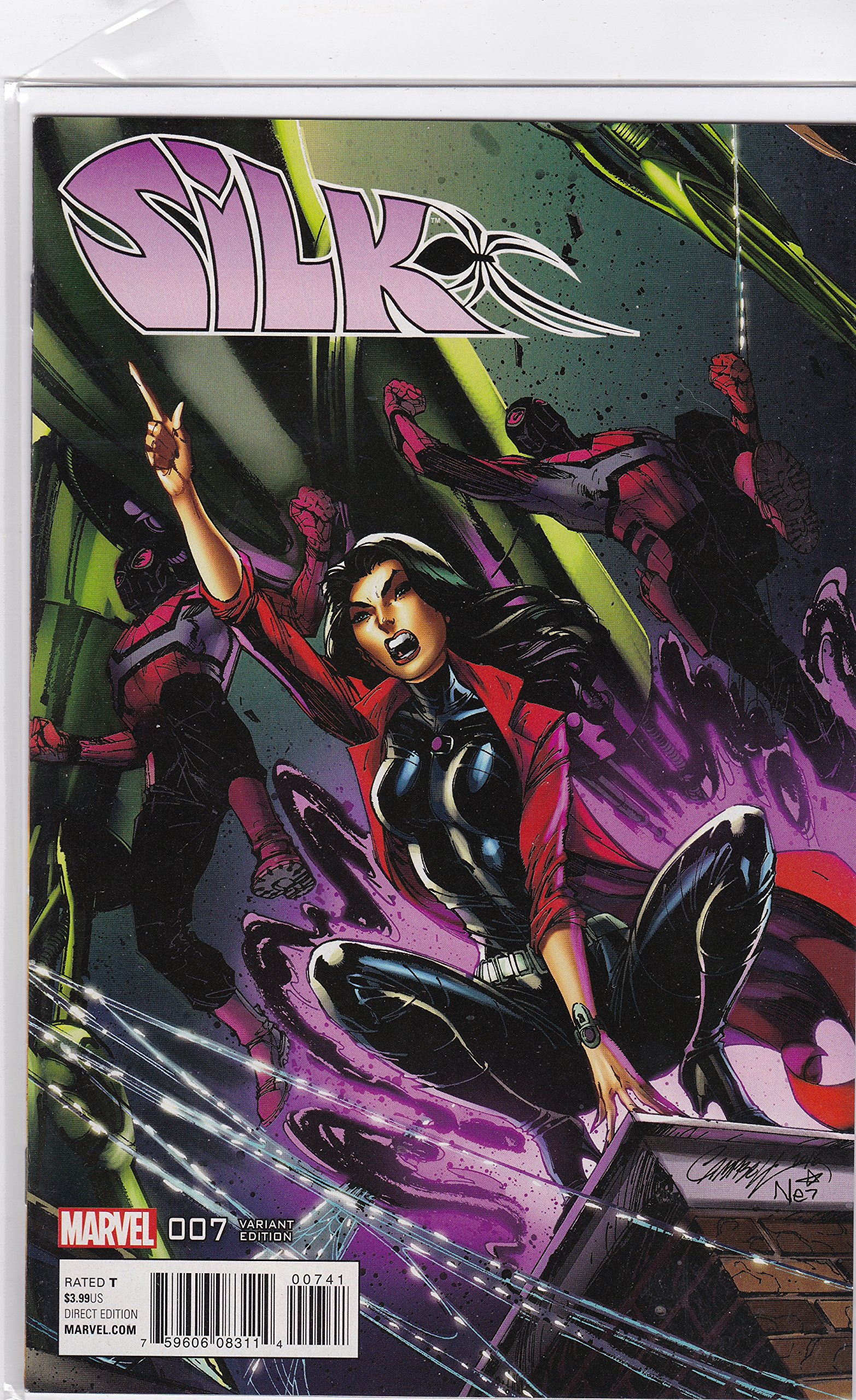 Silk #7 J Scott Campbell Variant NM