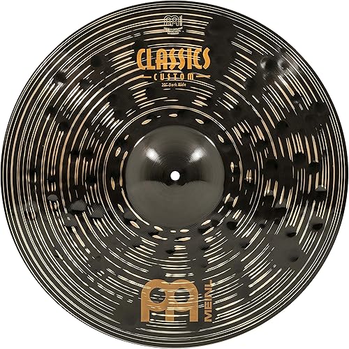 Meinl 20" Ride Cymbal - Classics Custom Dark - Made in Germany, 2-YEAR WARRANTY (CC20DAR)