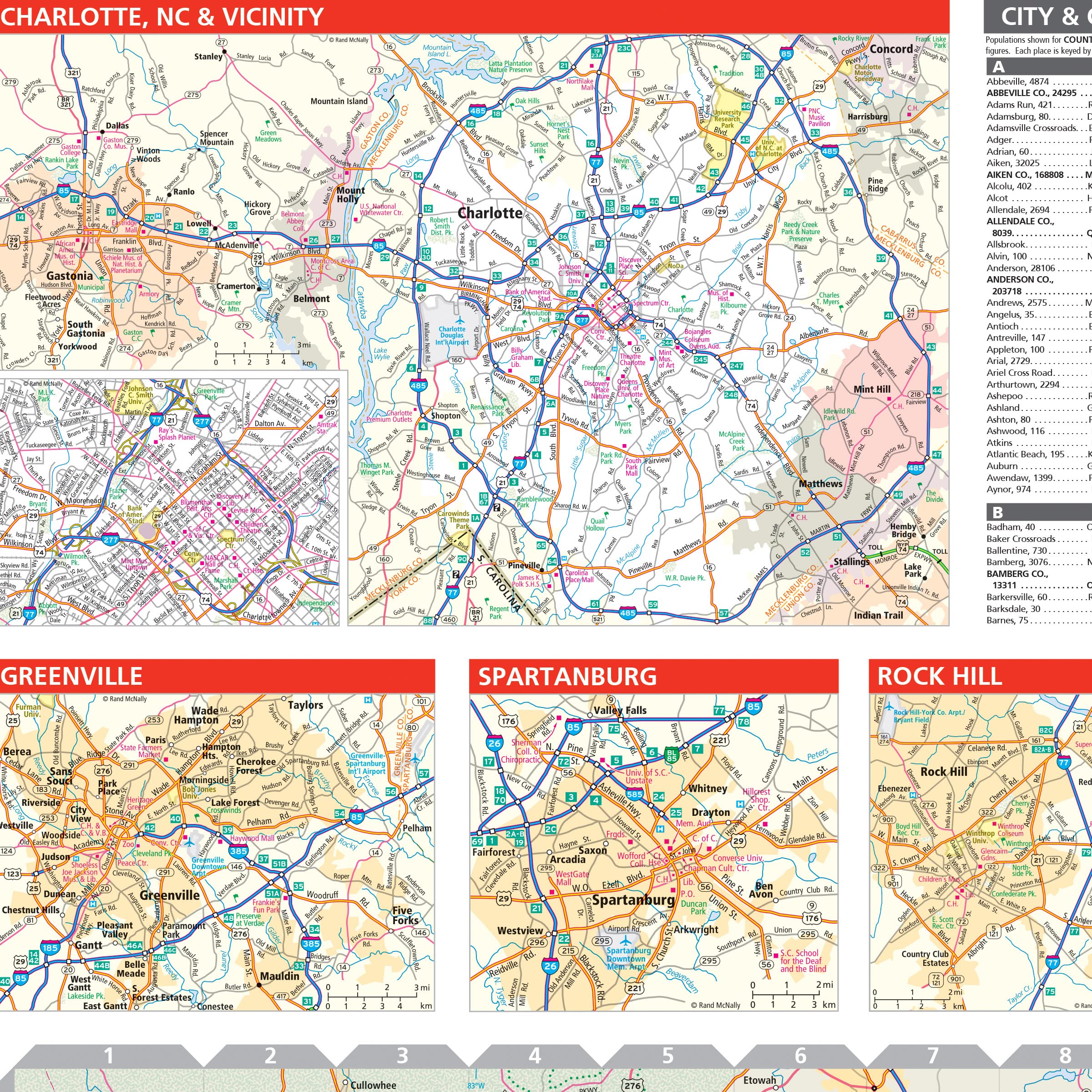 Rand McNally Easy to Read: South Carolina State Map - Image 6