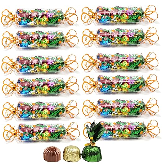 chocolate venue Assorted Chocolates in Candy Shape Floral Printed Chocolate Gift Box for Birthday and Baby Shower Return Gifts for Kids (Pack of 6)