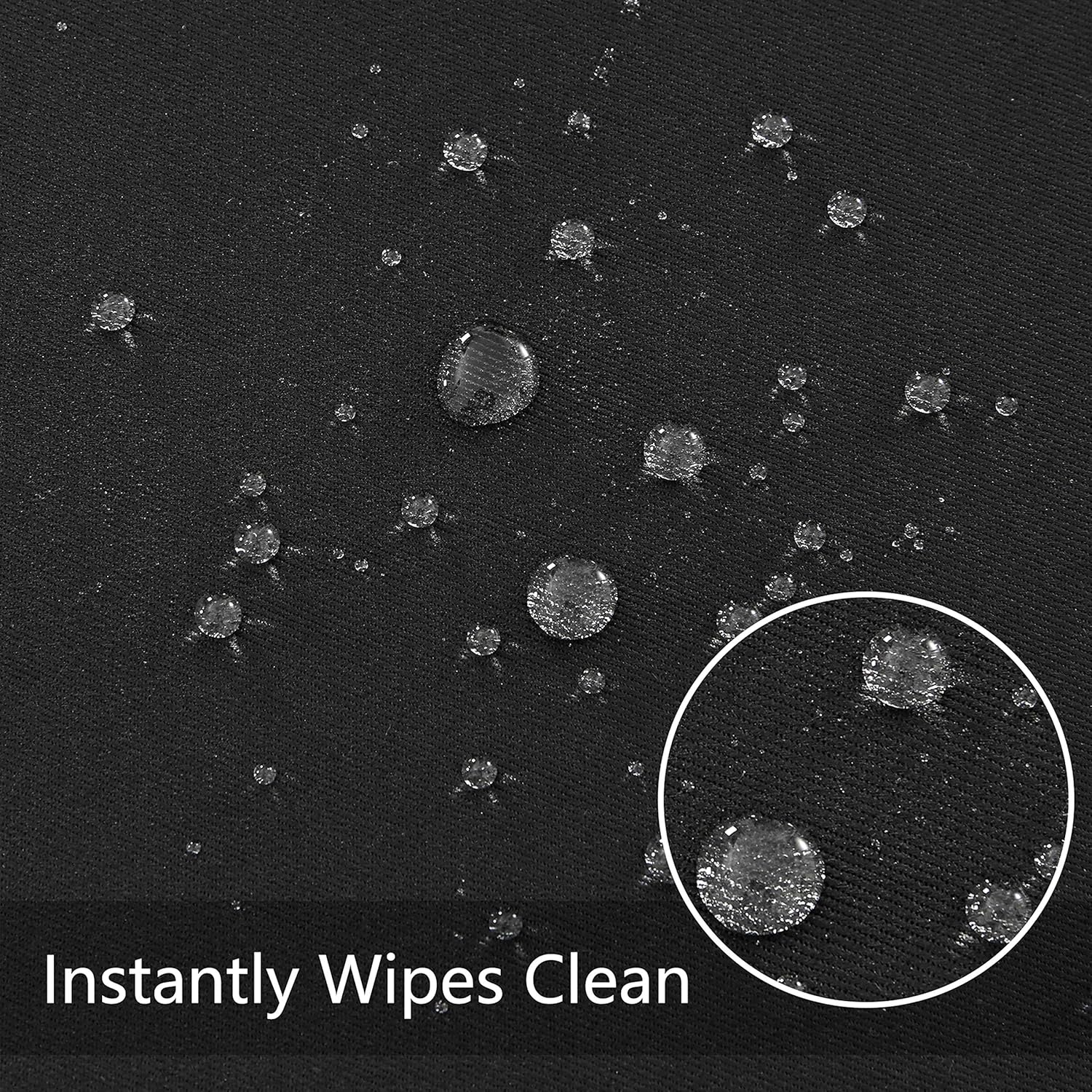 Obstal Rectangle Table Cloth, Oil-Proof Spill-Proof and Water Resistance Microfiber Tablecloth, Decorative Fabric Table Cover for Outdoor and Indoor Use (Black, 60 x 84 Inch) 60x84 Inch Black