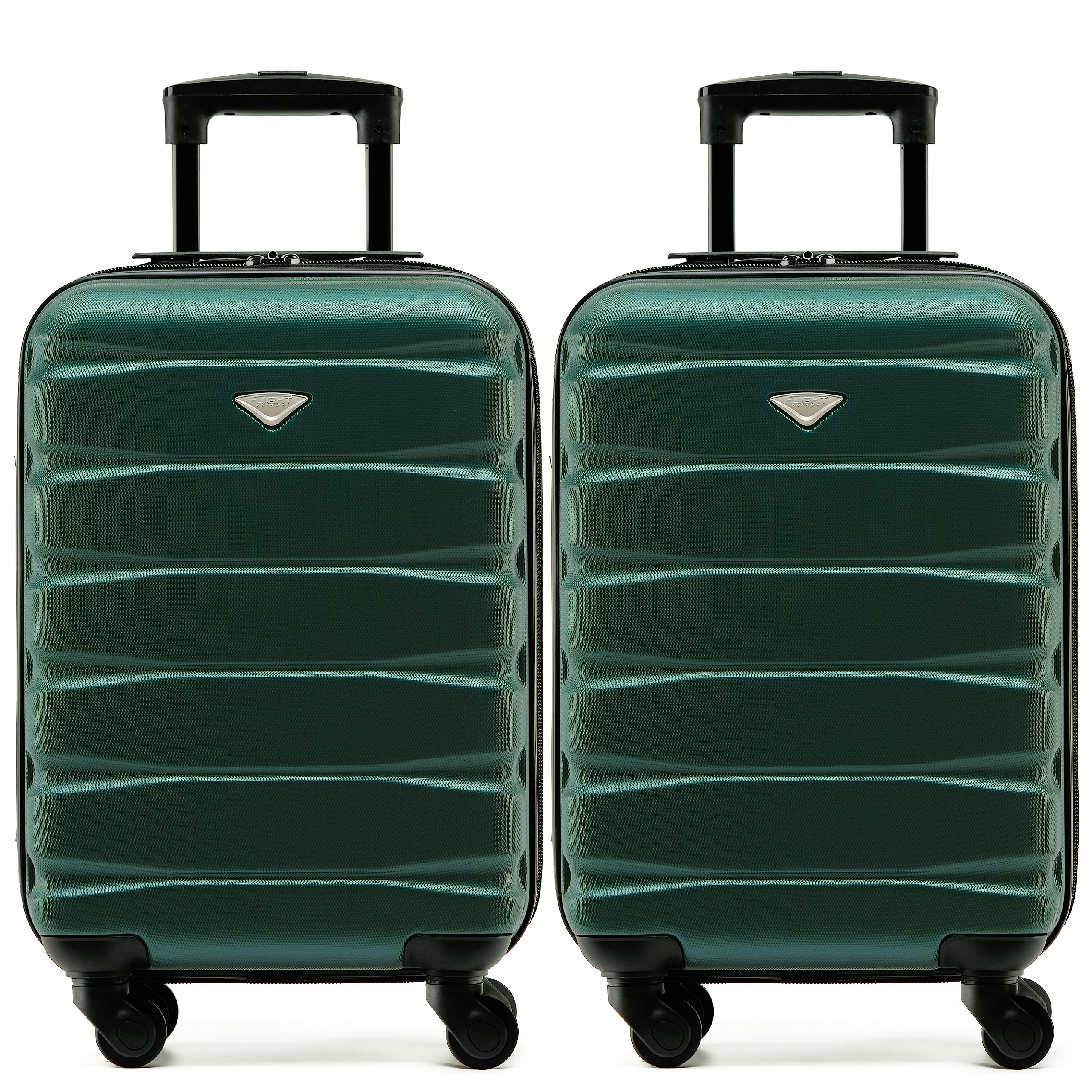 Flight Knight Suitcase Set of 2 Lightweight 4 Wheel ABS Hard Case Cabin Carry On Hand Luggage Approved for Over 100 Airlines Including easyJet, British Airways, Ryanair & Many More 55x35x20cm — view 165