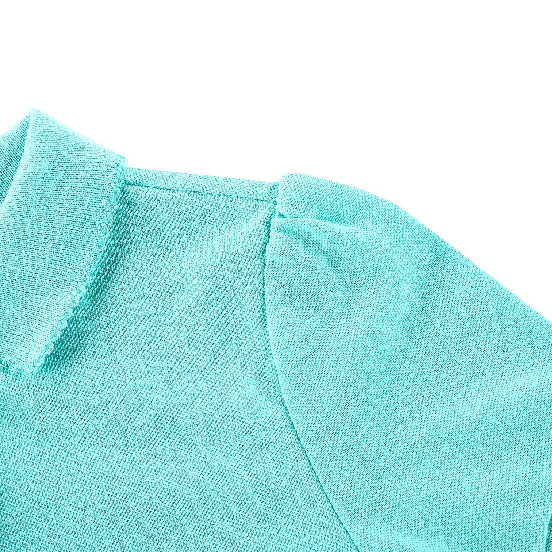 BIENZOE Mädchen Antimikrobiell Atmungsaktiv Kurzes Hülsen-Polo 2pcs Satz