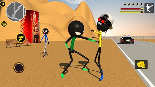 Spider Stickman Games : Las Vegas City Gangster