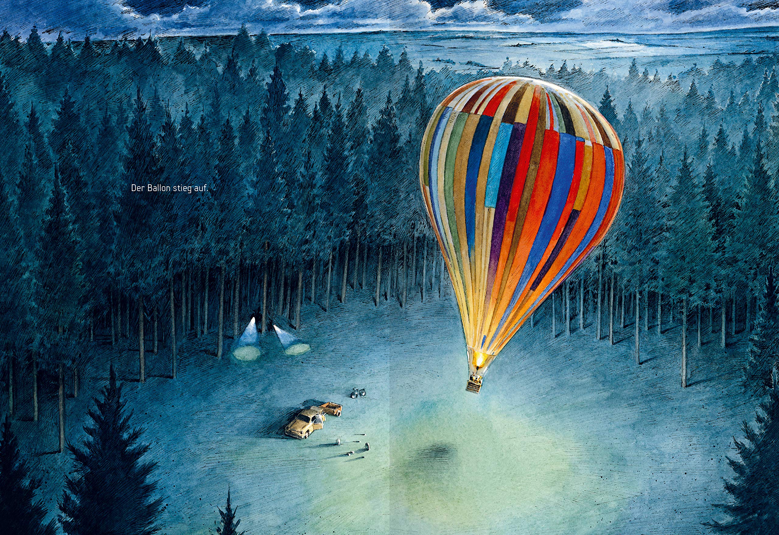 Mit dem Ballon in die Freiheit
