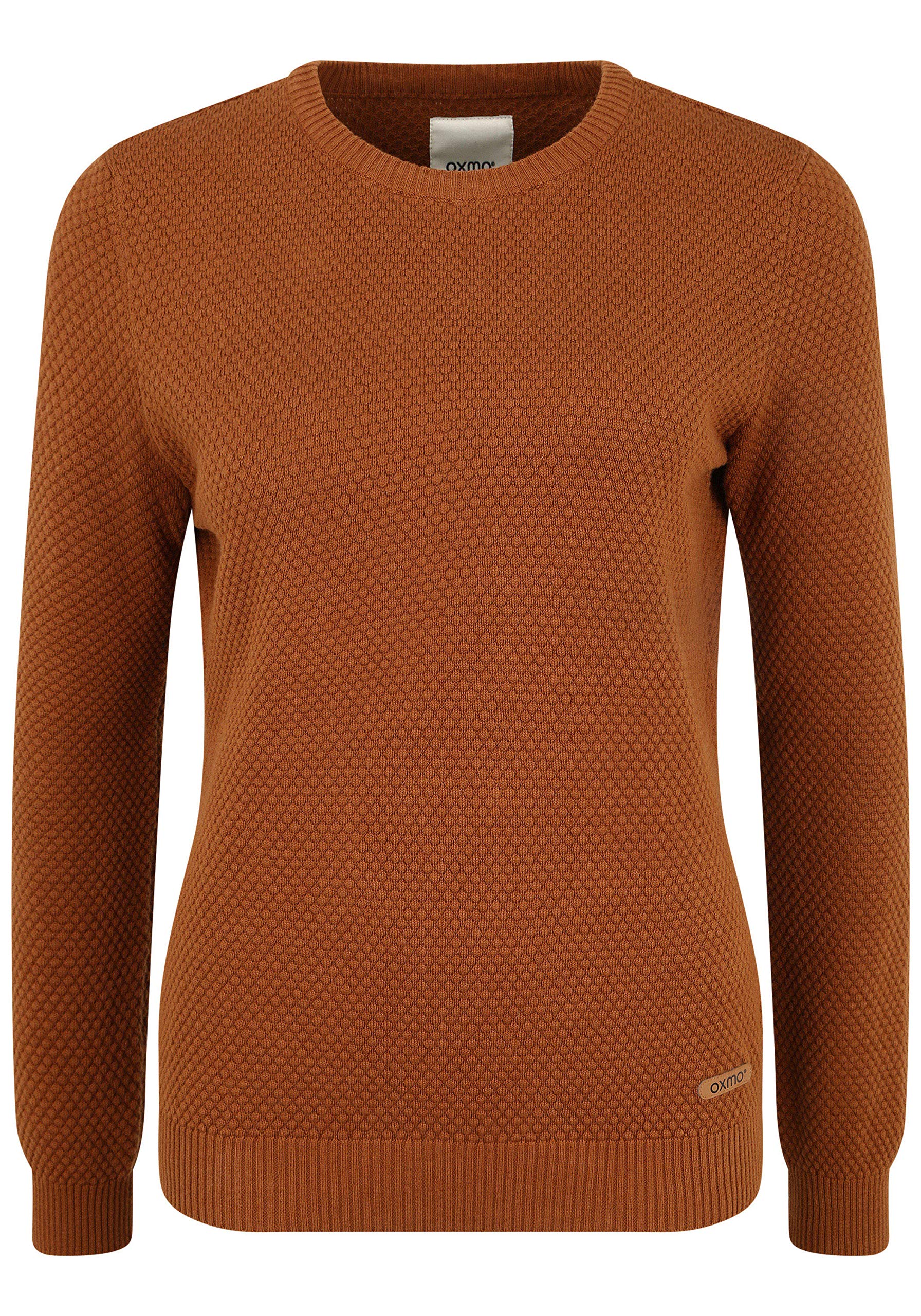 OXMO OXSarah Damen Strickpullover Feinstrick Pullover
