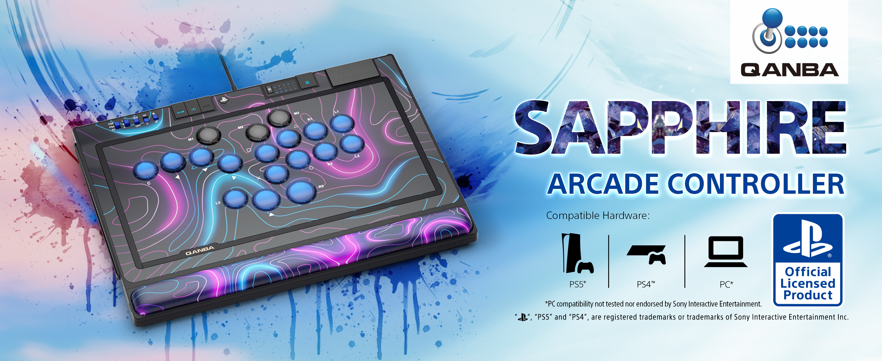 Amazon.com: Qanba Sapphire S1 Leverless Arcade Controller Joystick