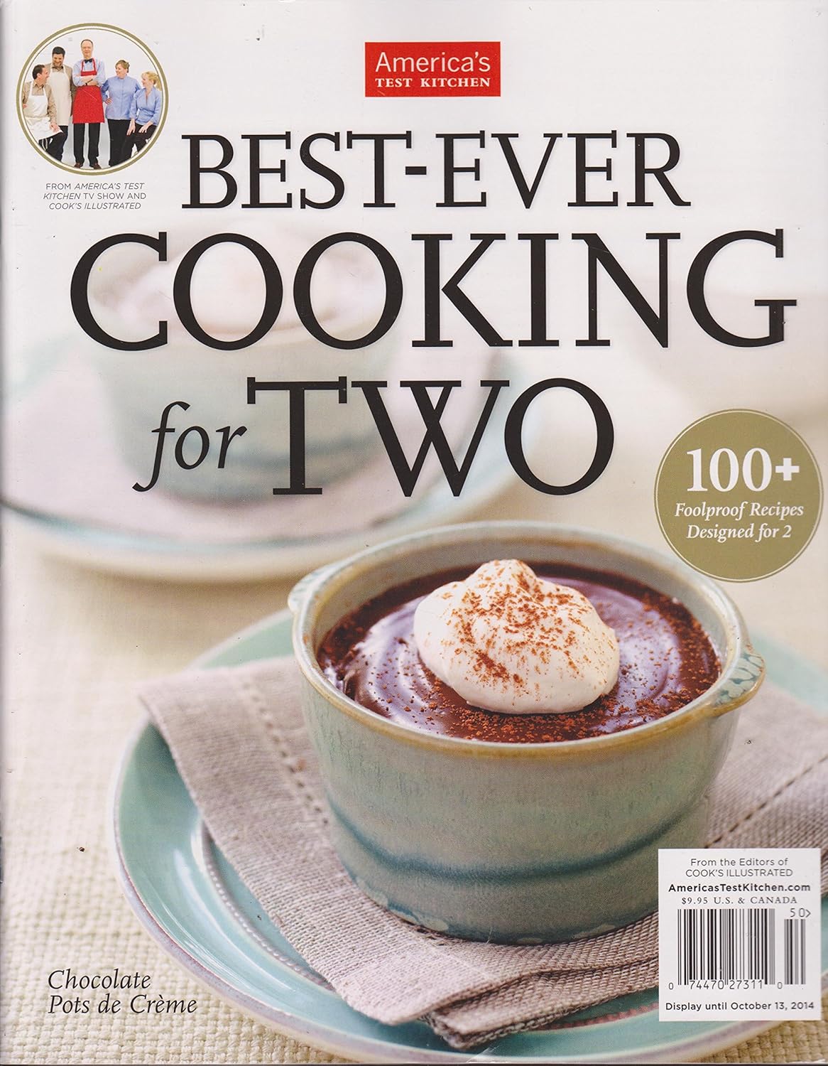 America's Test Kitchen BestEver Cooking for Two Magazine