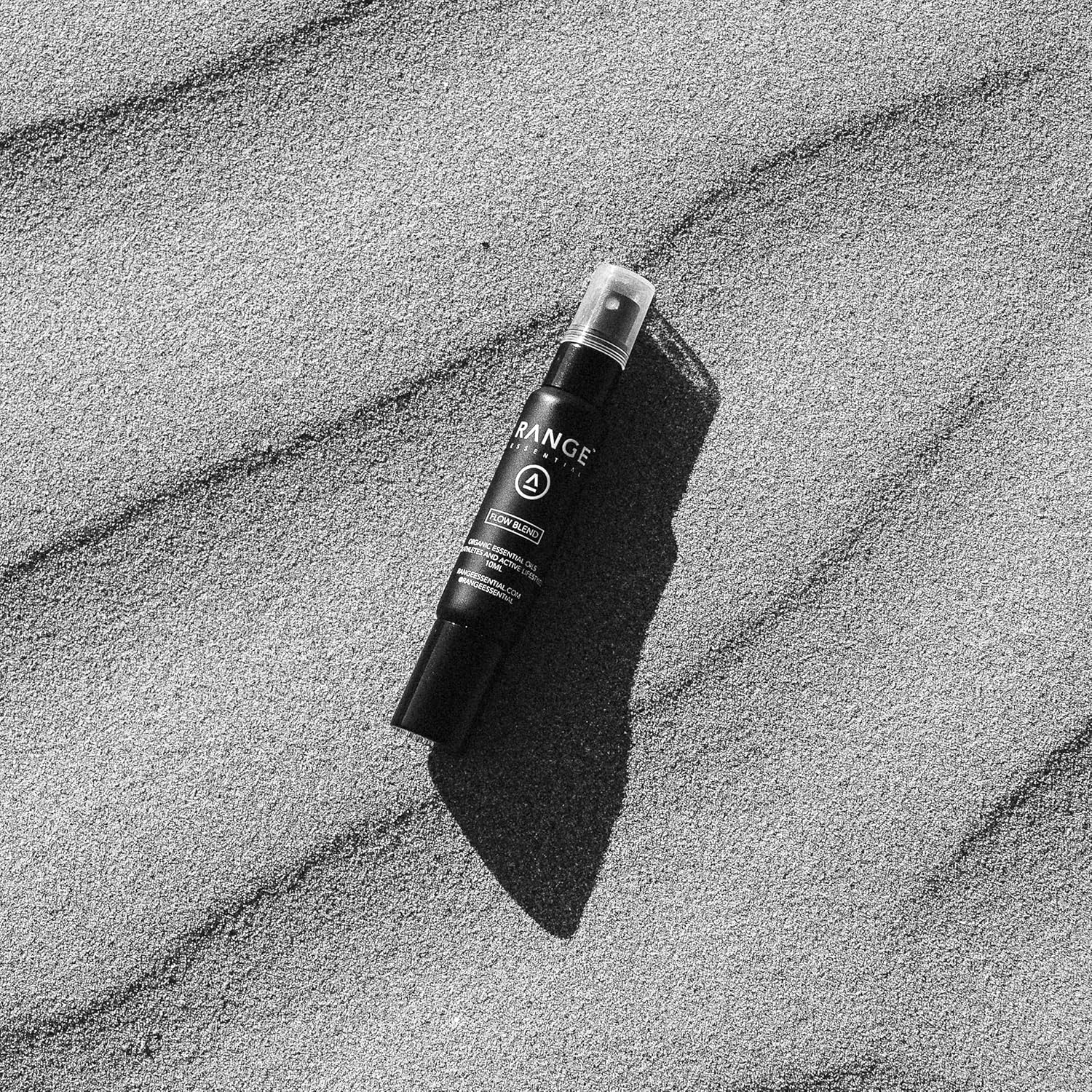 Range Essentials Flow Blend Essential Oil Sproller, Aromatherapy, Peppermint Lavender, Mini Travel Size, Portable Roll-On, Muscle Soothing, On-The-Go, Purse-Friendly, Spa, 10mL (0.34oz)