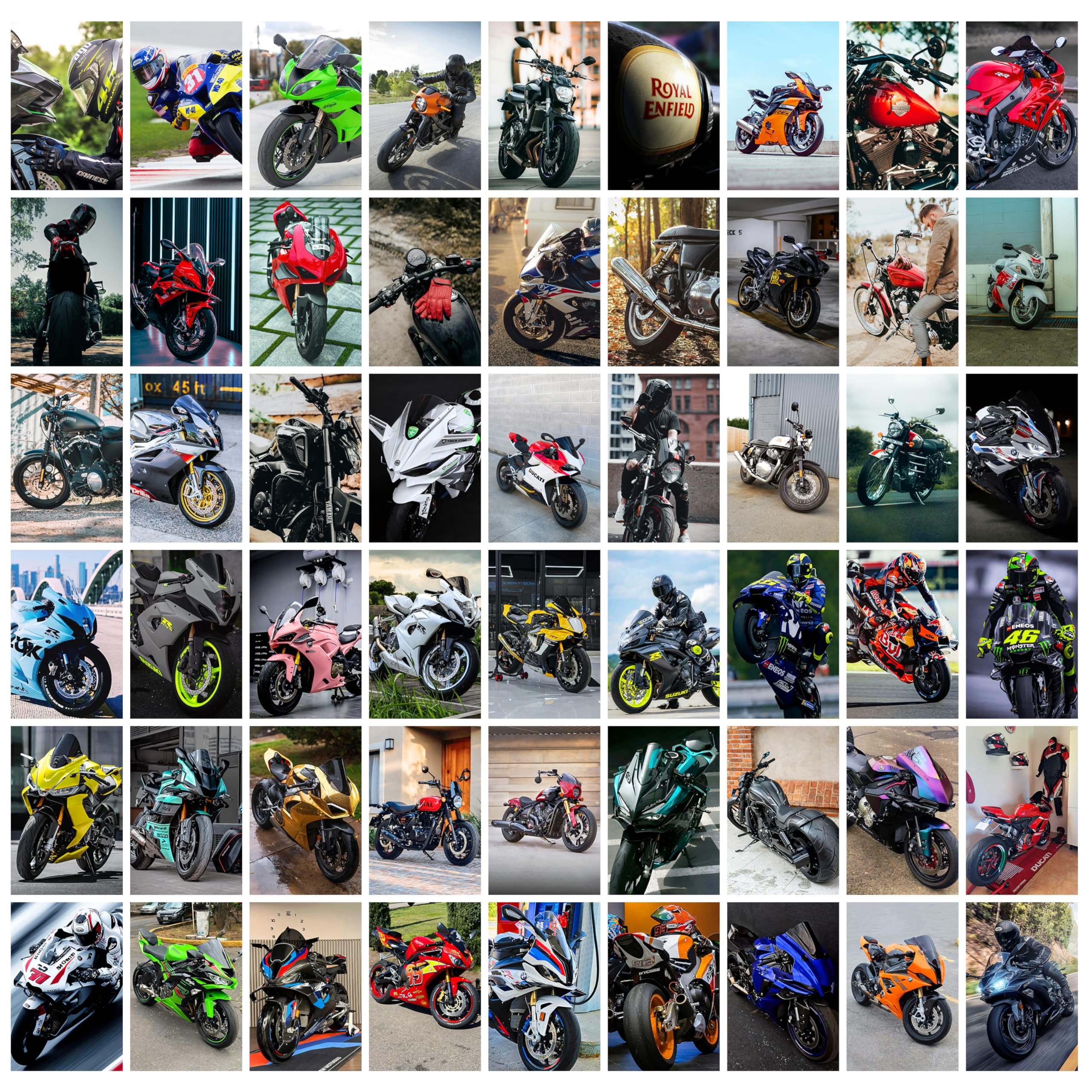 Anime Wall Collage Kit - 54 Posters Included -10 Anime Wall Collage Kit - 54 Posters Included -10