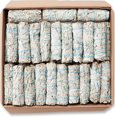 Vista 6 de JL Local 40 varillas de salvia blanca para manchas de 4 pulgadas cultivadas de forma sostenible, destinadas al crecimiento espiritual personal