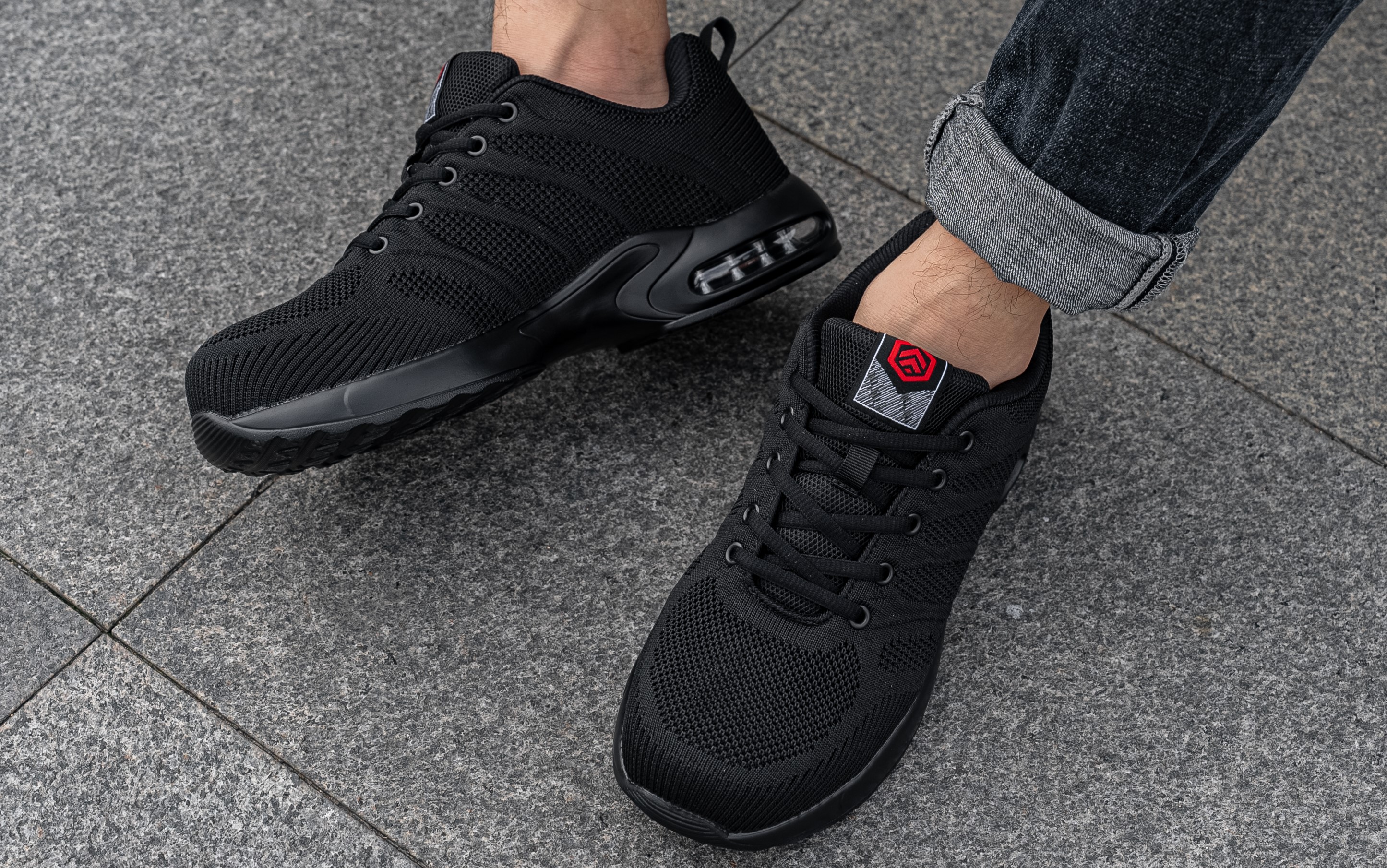 Zapatillas De Seguridad Para Hombre Zapatos De Seguridad LARNMERN