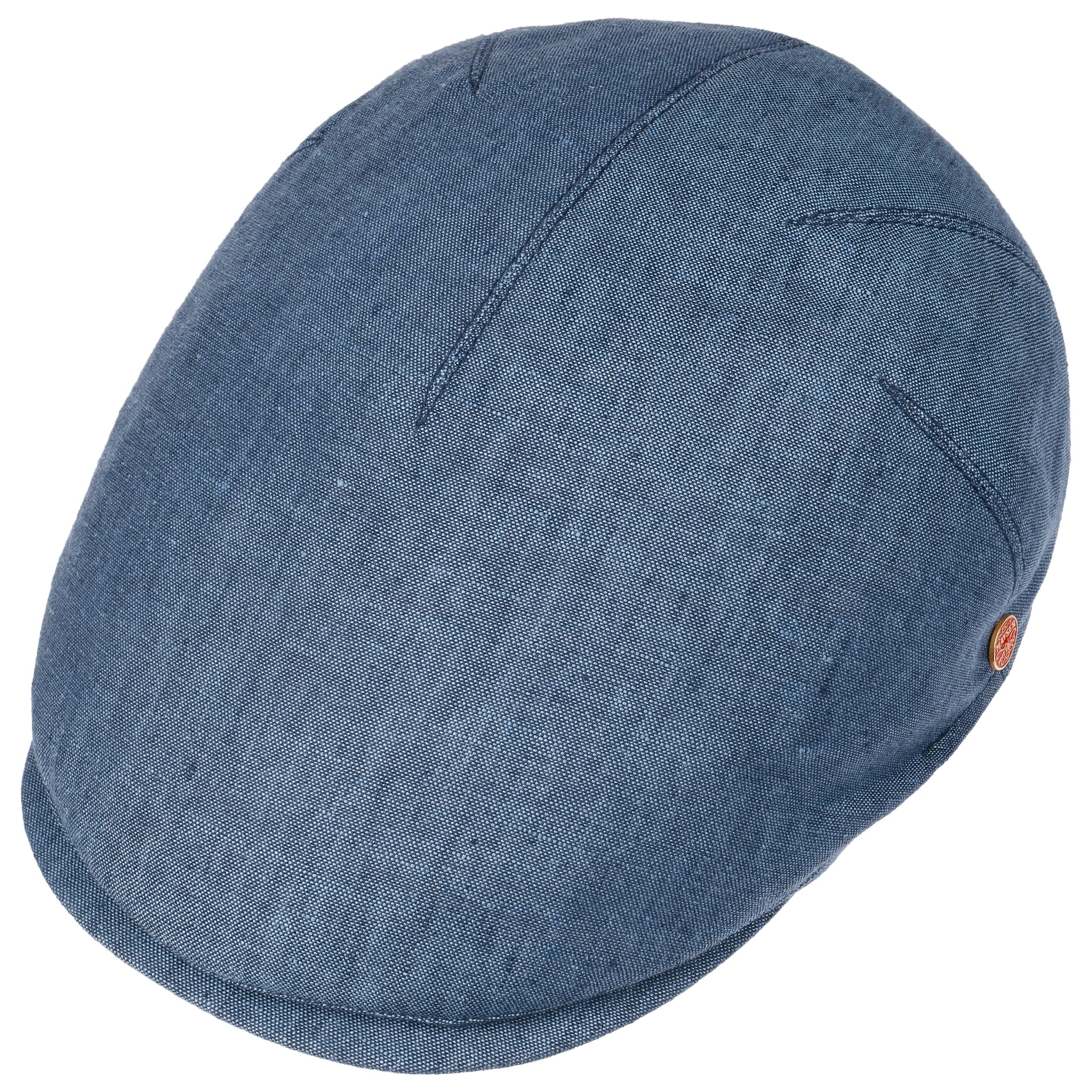 Mayser Sidney Leinen Schirmmütze Flatcap UV-Schutz 30 Handmade Made in EU Herren Sommer