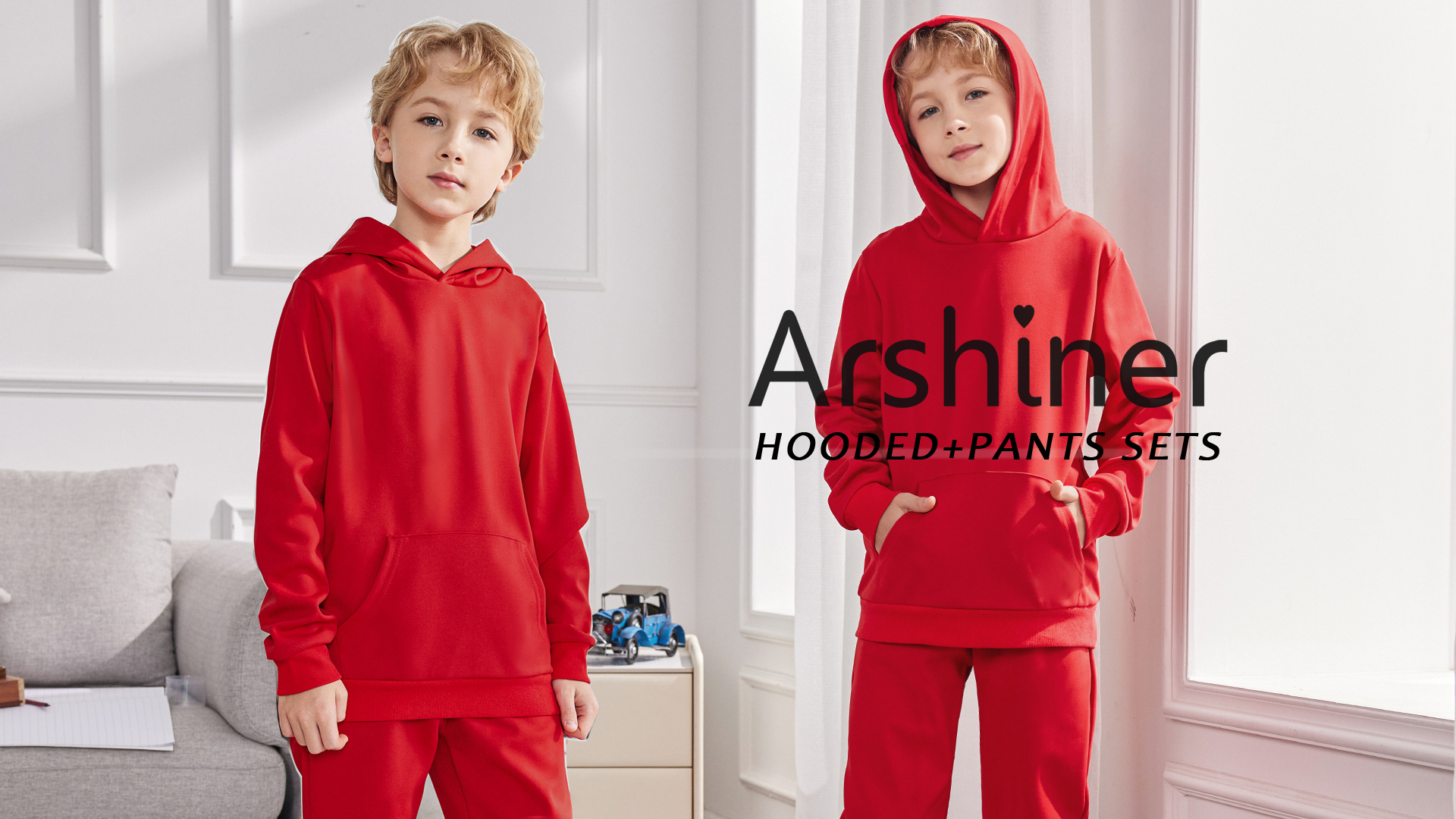 Amazon.com: Arshiner 2 Piece Outfit Boys Pullover Hoodies