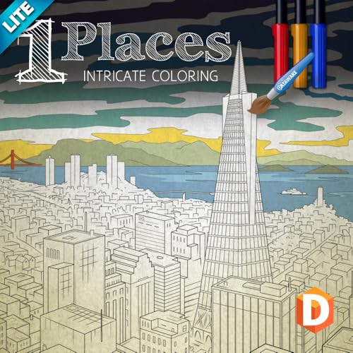 Intricate Coloring 1 Lite: Places [Download]