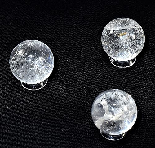 Miniatura 6 de 0.945 in Rainbow Clear Quartz Esfera Pulida Natural Piedra Preciosa Brillante Cristal Mineral Bola - China (1PC)