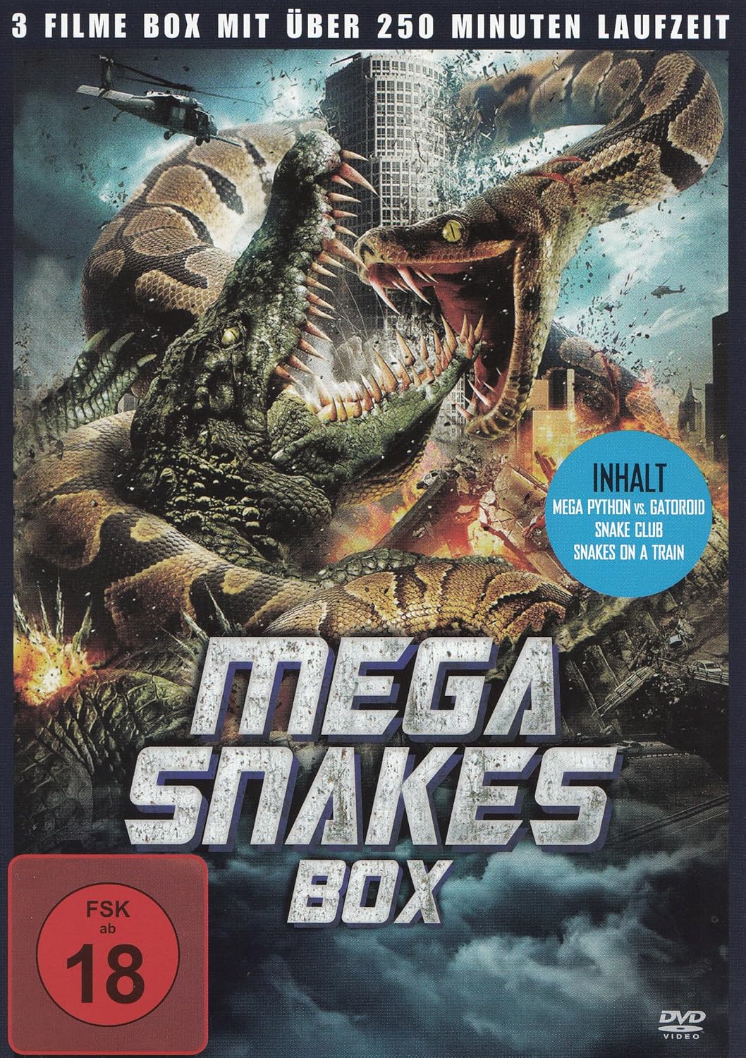 Mega Python VS Gatoroid - Snake Club - Snakes On A Train - 3 Filme ...