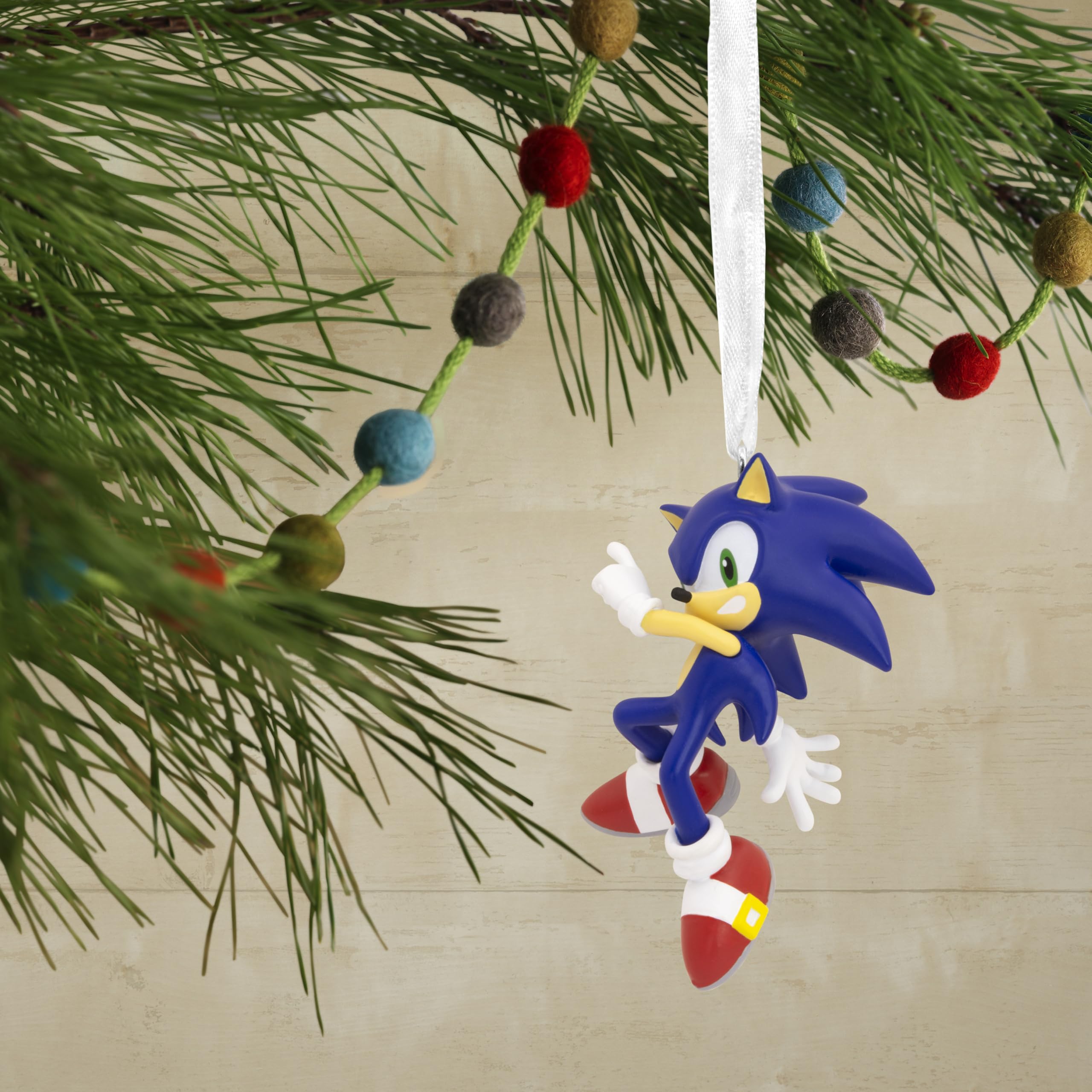 Hallmark Sonic Christmas Ornaments Sonic The Hedgehog Ornamento Natalizio Hallmark - Decorazione Retrò Per Albero Di Natale Decorazione Natale A Tema Giochi Compleanno Sonic